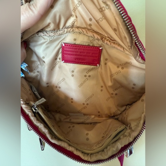 Free People x CARAA Pink Velvet Small Sling Bag - Picture 6 of 6